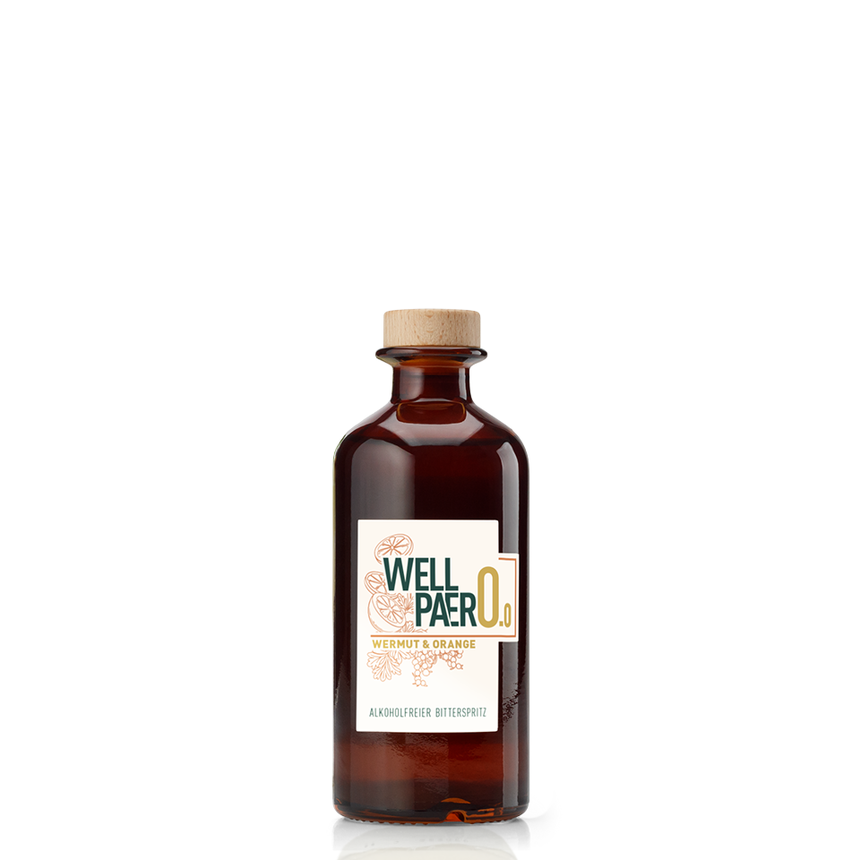 Wellpaero Wermut & Orange (Bio) Alkoholfreier Bitterspritz