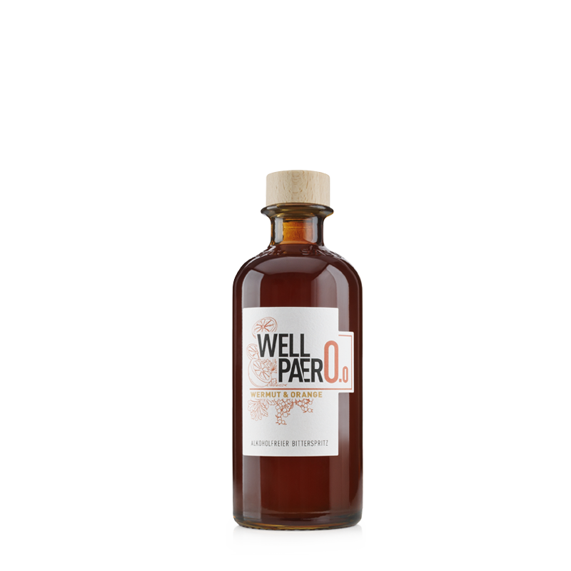 Wellpaero Wermut & Orange (Bio) alkoholfreier Bitterspritz Aperitif
